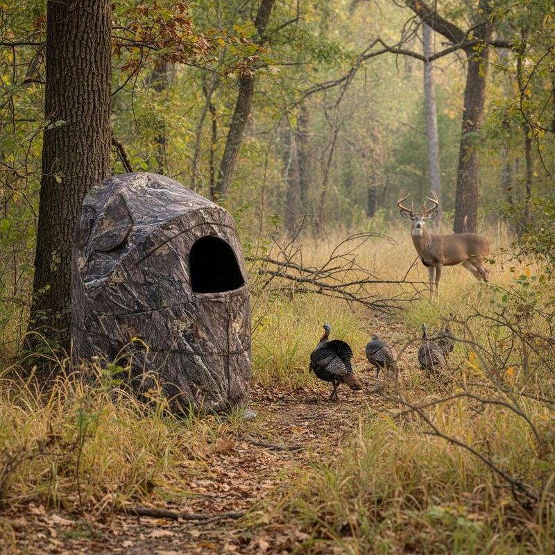 Hunting & Outdoor Supplies Photos - Hunting Blind 1 Person For Deer