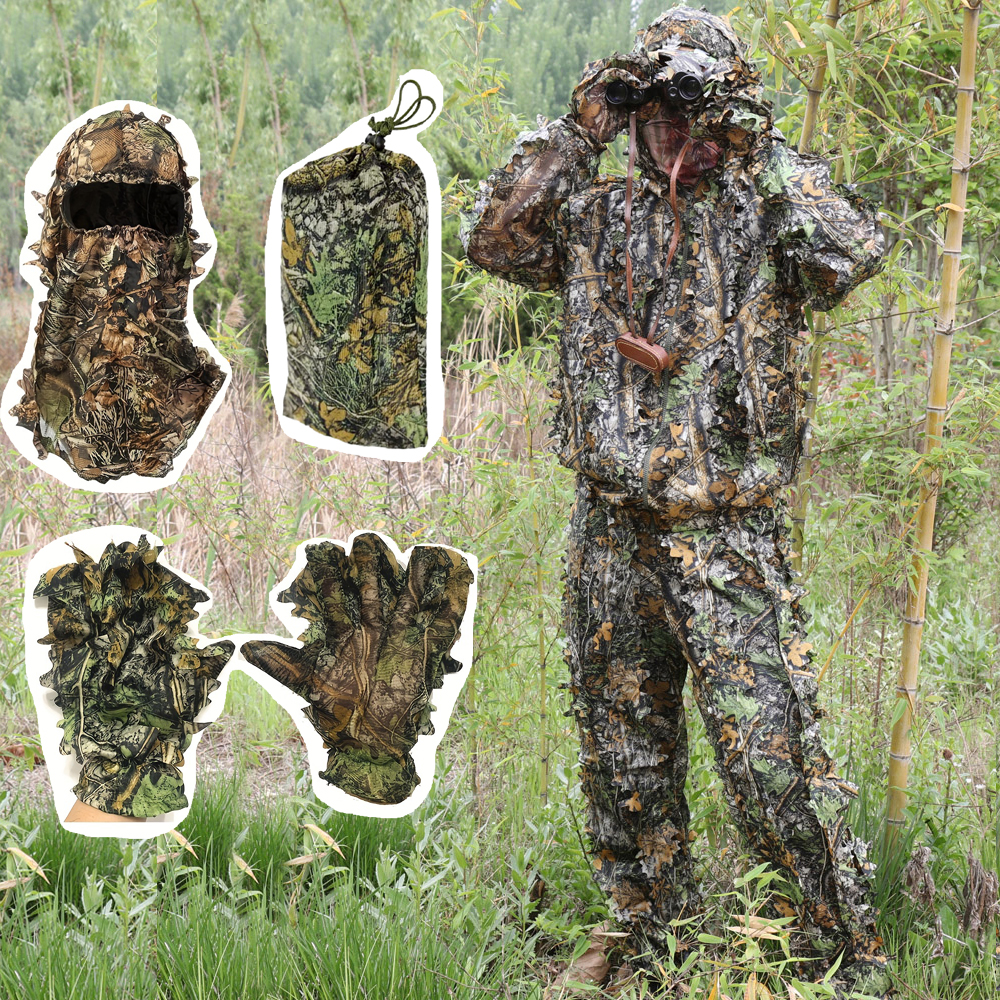 Hunting Outdoor Watch - Hunting Suit Jungle Leaves Lightweight Camouflage