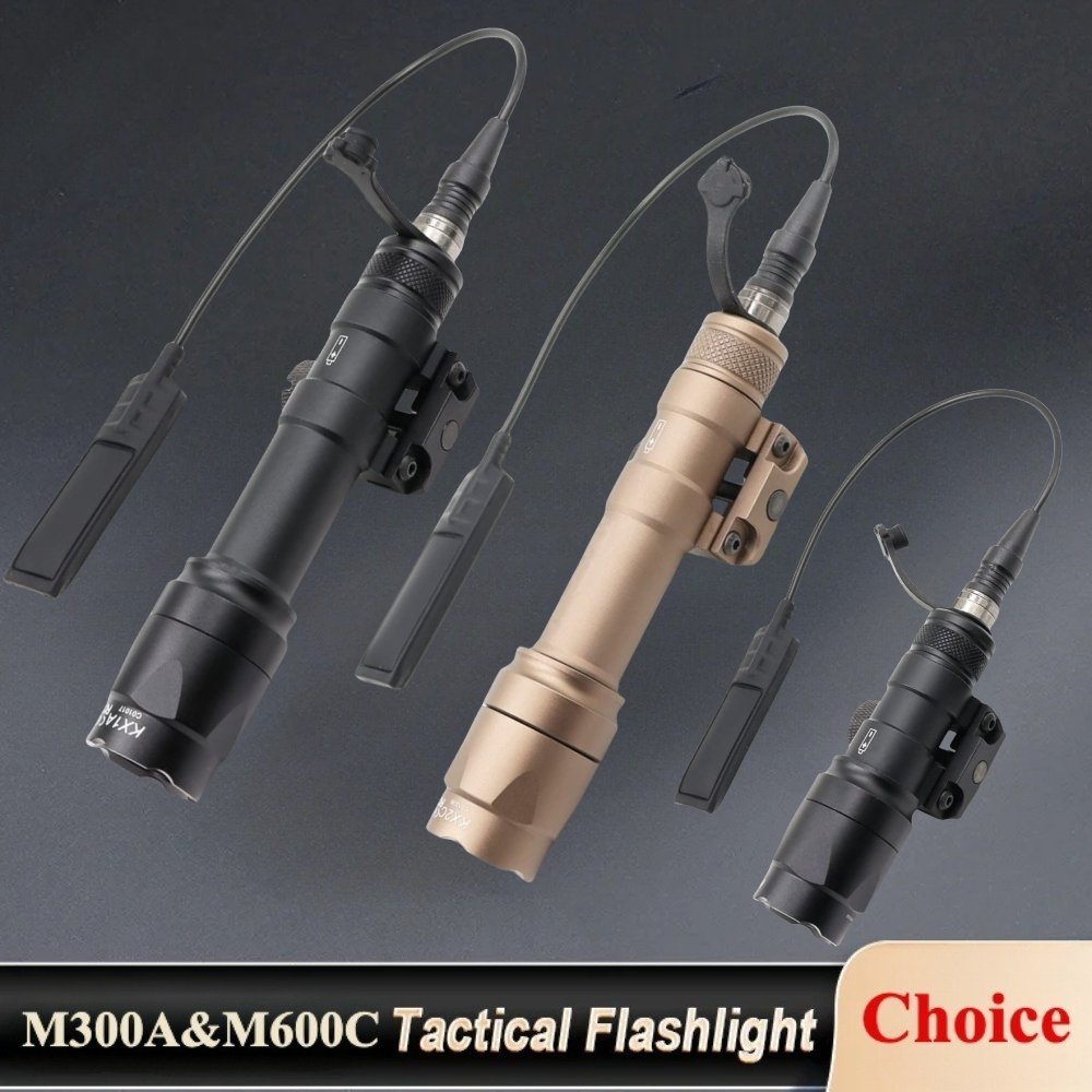Outdoor Hunting Toys - Tactical LED Flashlight M600C M300A AR15