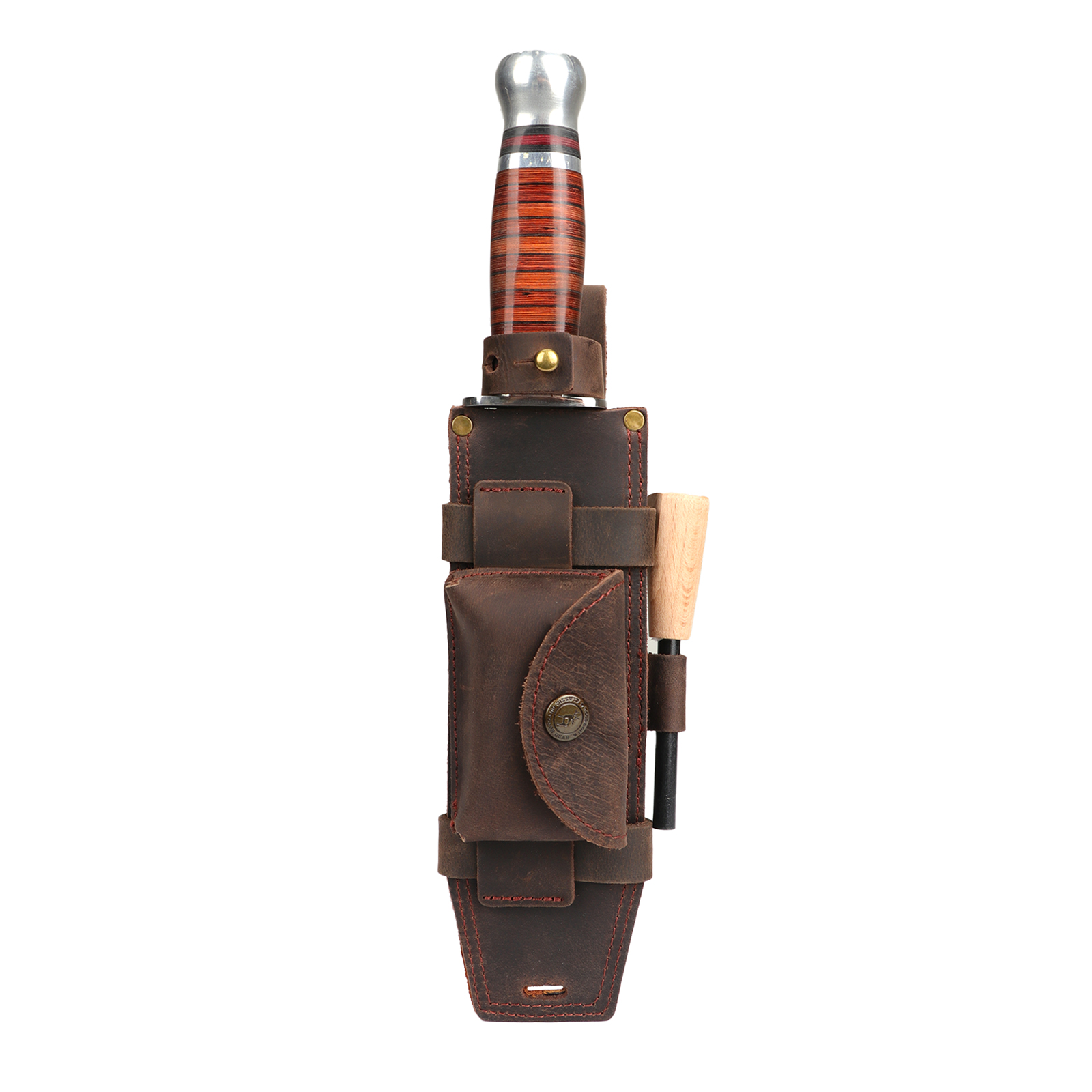 Tourbon Camping Leather thKnif – Knife Hunting Fixed Blade recenzja i cena