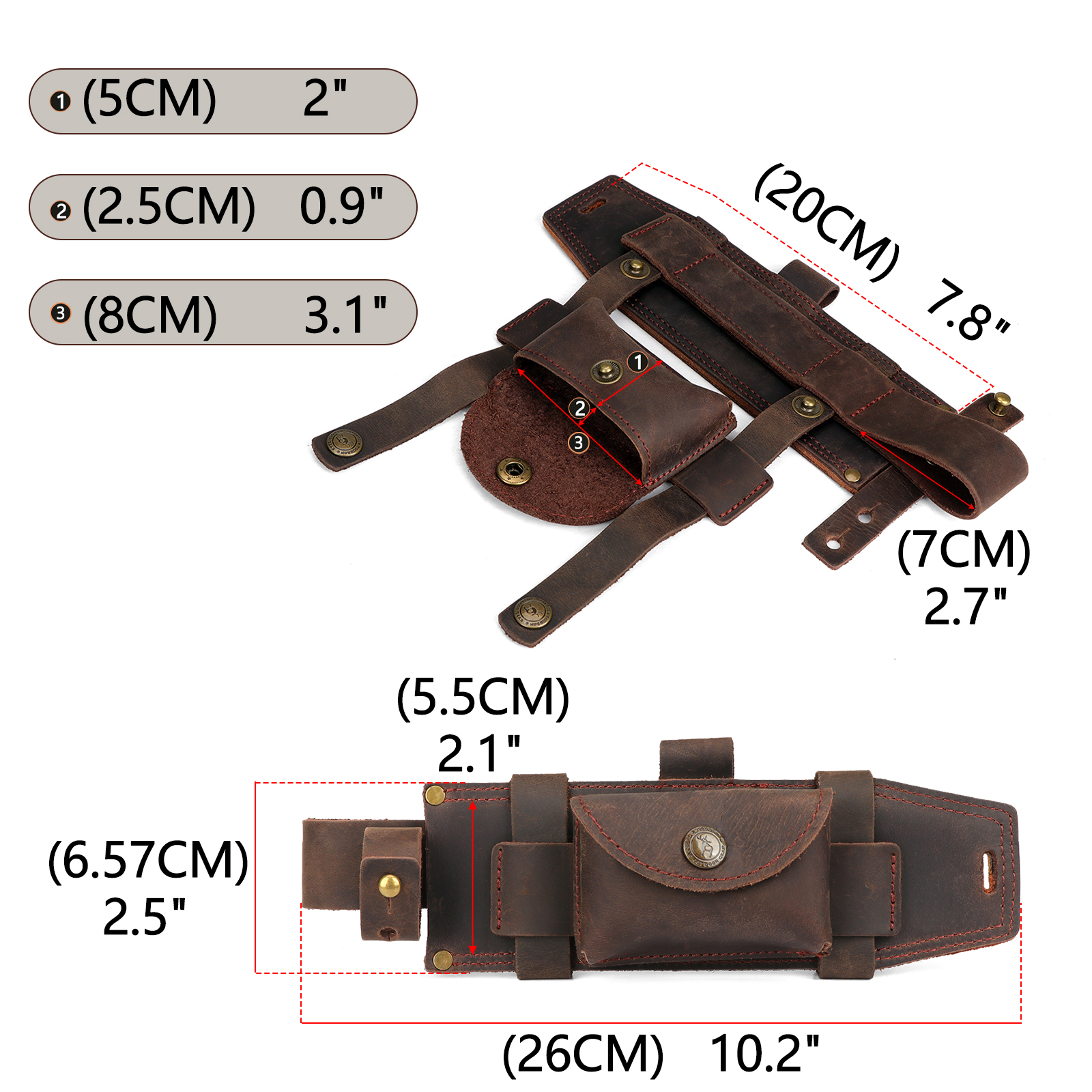 Tourbon Camping Leather thKnif – Knife Hunting Fixed Blade recenzja i cena