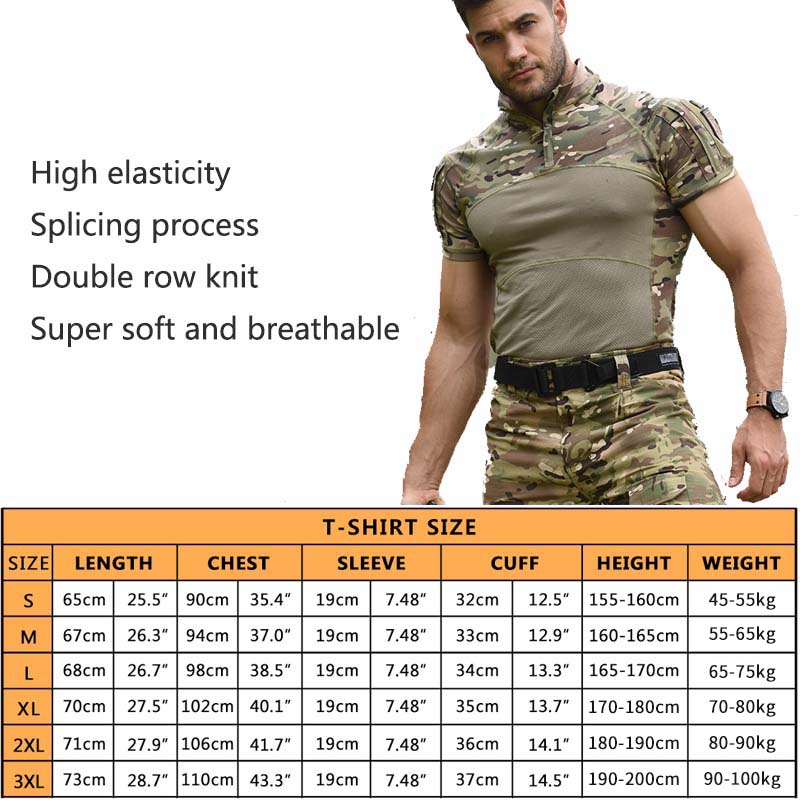 Tactical T Shirt Shirts Men Ai – Wildman Hunting & Outdoor Nelspruit recenzja i cena