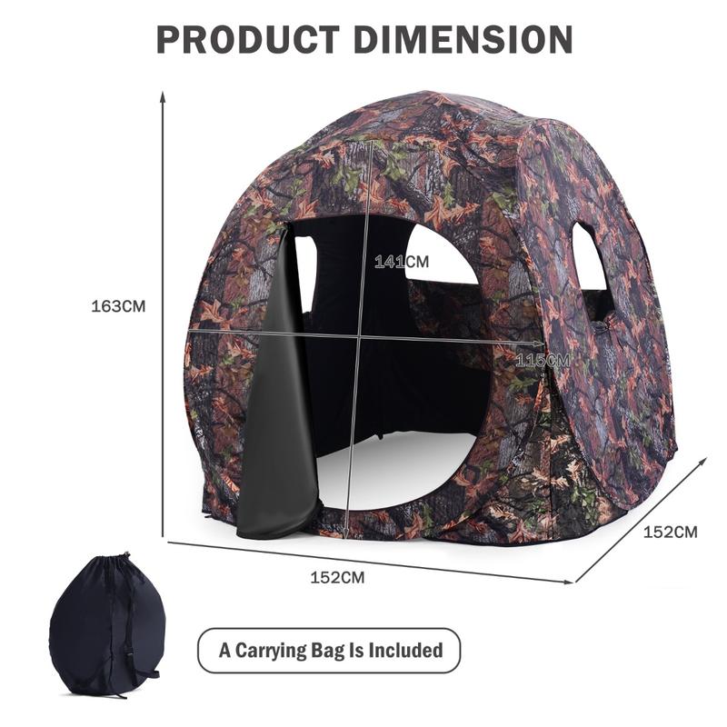 Portable Pop up Ground Camo Bl – Hunting & Outdoor Supplies Photos recenzja i cena