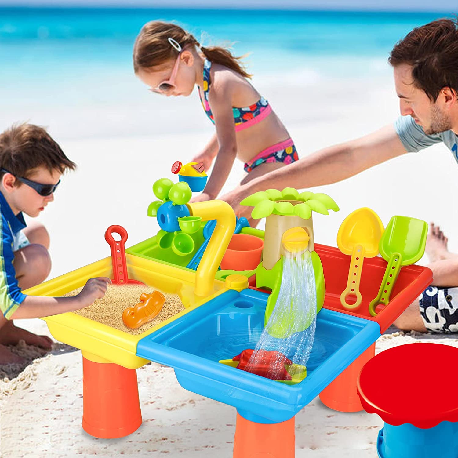 Beach Table Sand Play Toys Chi – Outdoor Hunting Toys recenzja i cena
