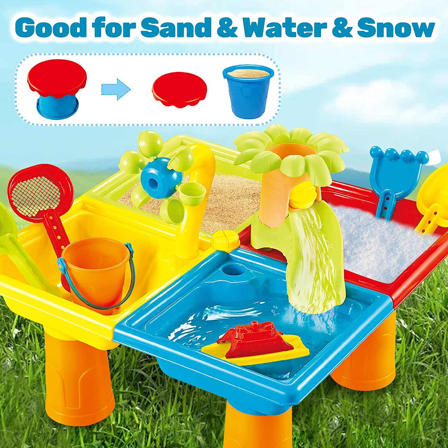 Beach Table Sand Play Toys Chi – Outdoor Hunting Toys recenzja i cena