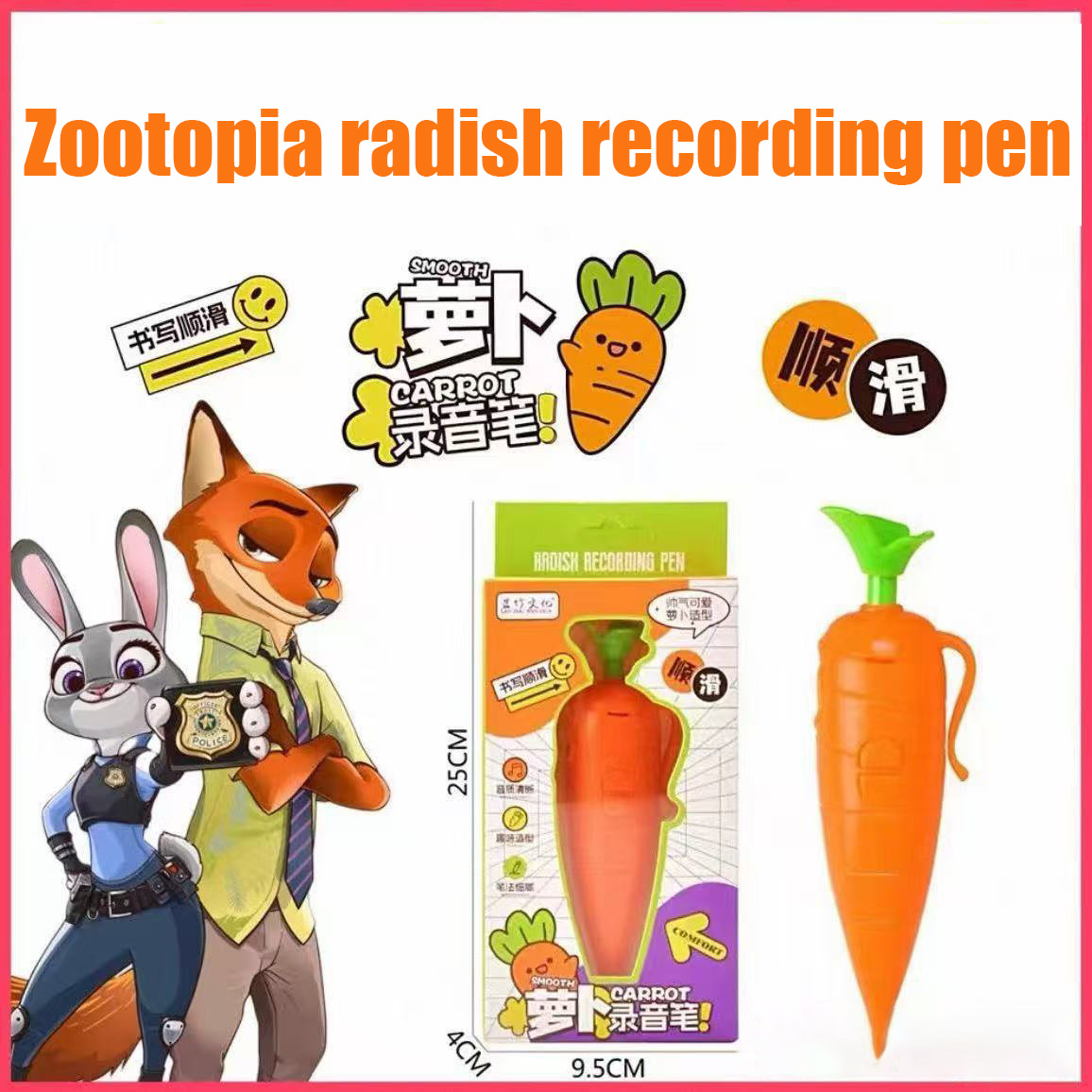 New Hot Sale Cute Carrot Voice – Tactical Pen Tool recenzja i cena