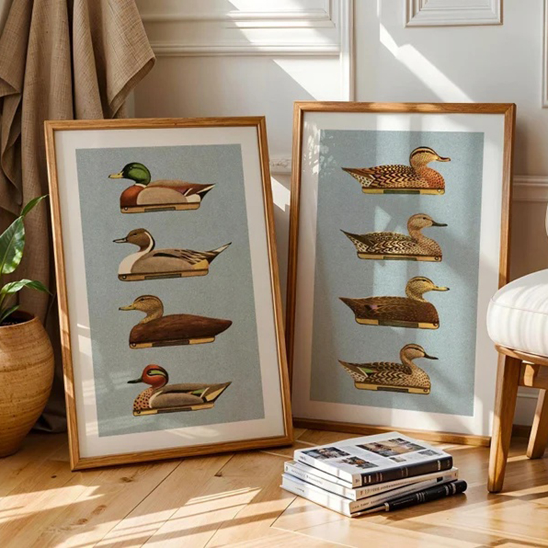 Retro Duck Prints Outdoors Art – Outdoor Hunting Paintings recenzja i cena