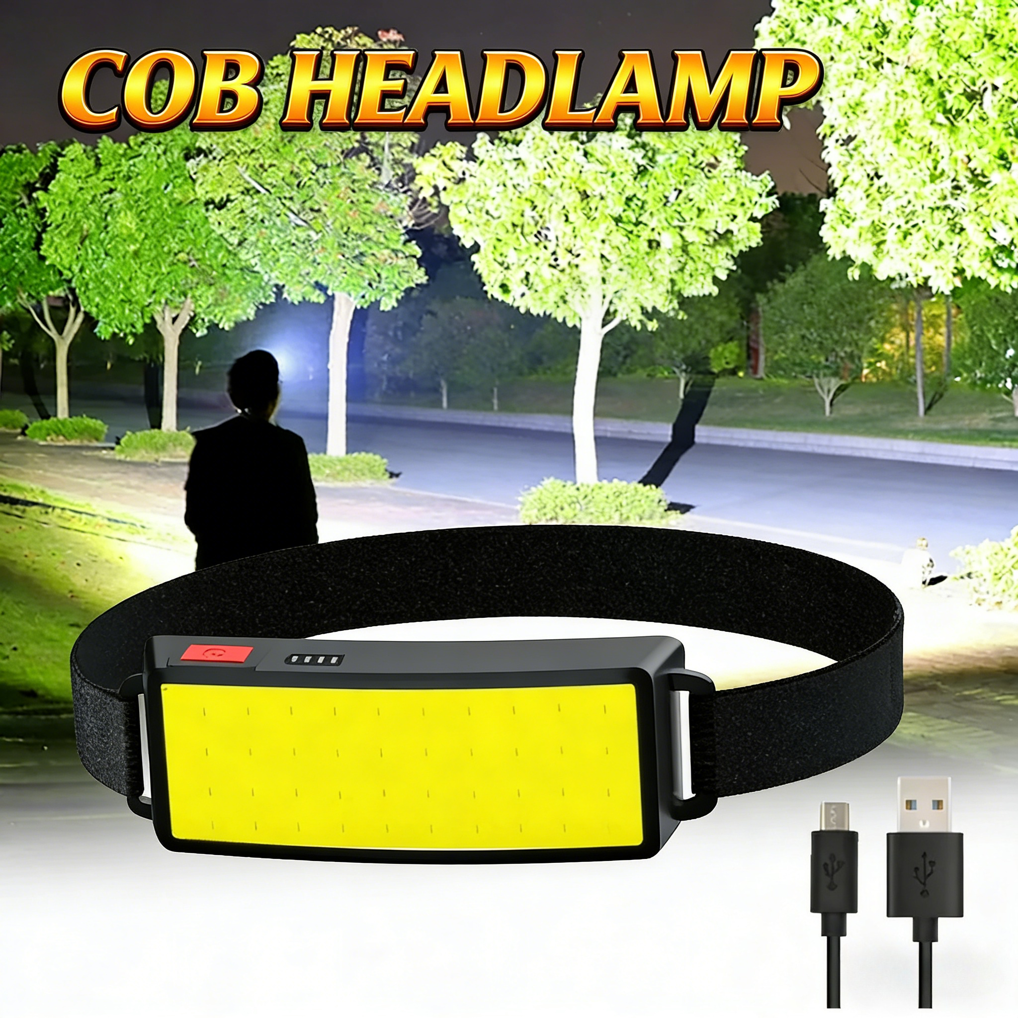 COB Portable LED Headlights Ou – Outdoor Hunting And Fishing recenzja i cena