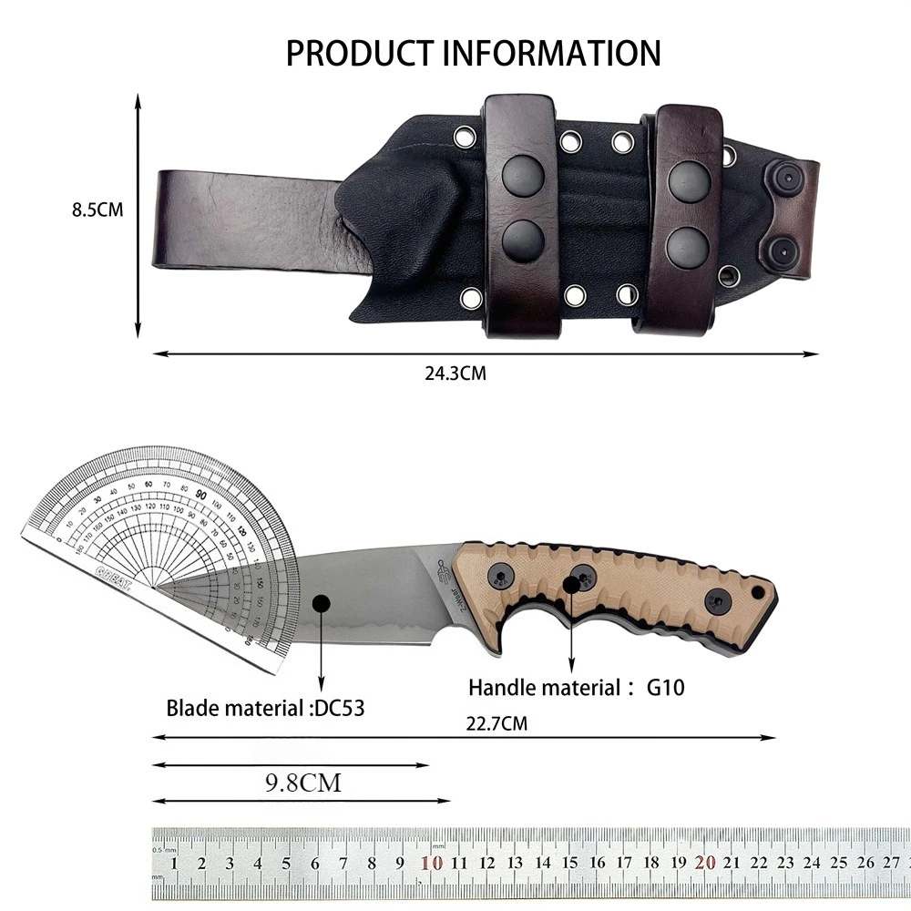 HOT SALE Survival EDC Fixed Bl – Knife Hunting Fixed Blade recenzja i cena