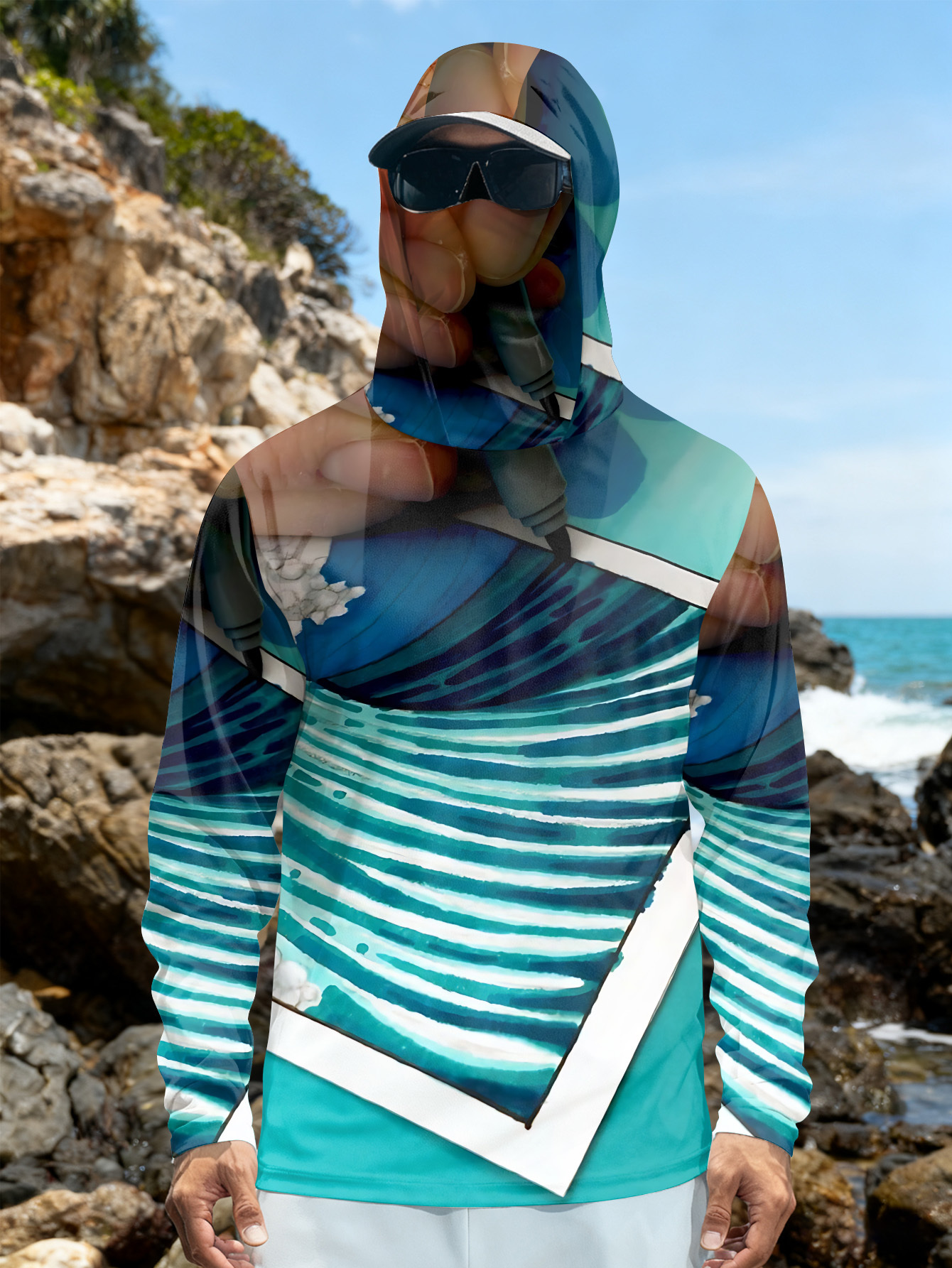 Fishing hooded sweatshirt men' – Outdoor Hunting And Fishing recenzja i cena