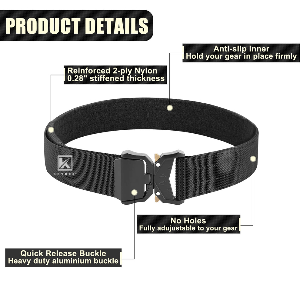 KRYDEX Tactical 2-Ply 1.5 Inch – Tactical Belt Rigger recenzja i cena