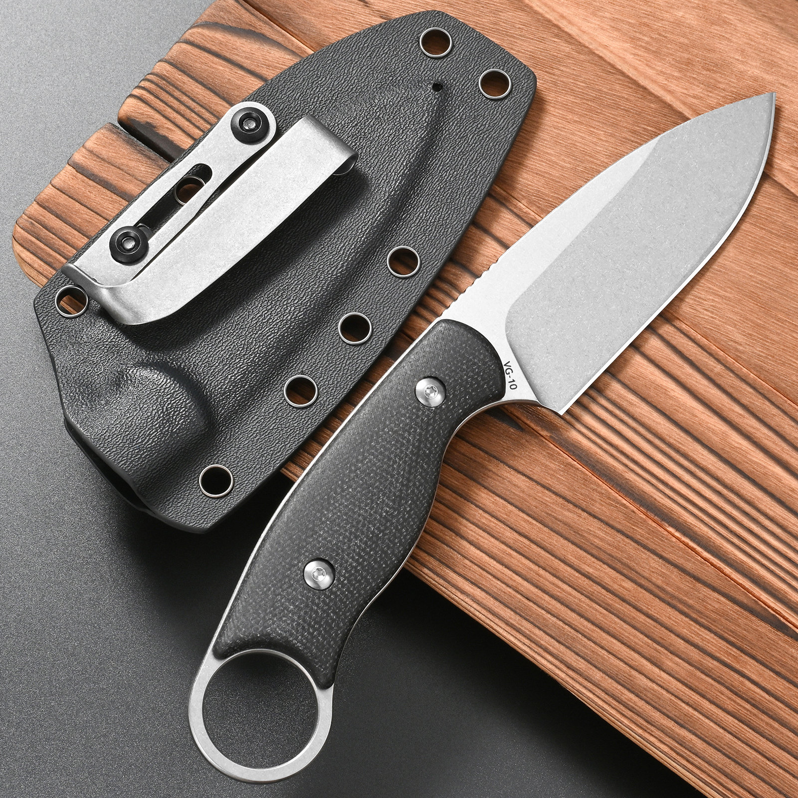 FF116 Fixed Blade Knife VG10 S – Knife Hunting Fixed Blade recenzja i cena