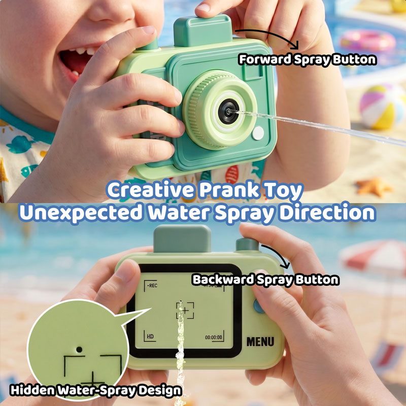 Double-sided Water Gun Camera  – Outdoor Hunting Toys recenzja i cena