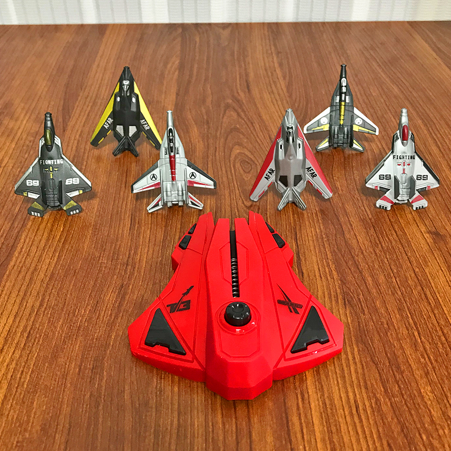 6pcs Fighter Plane Red Launche – Outdoor Hunting Toys recenzja i cena
