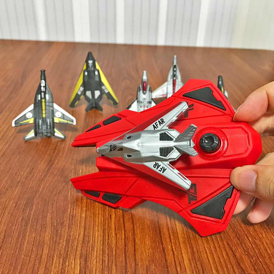 6pcs Fighter Plane Red Launche – Outdoor Hunting Toys recenzja i cena
