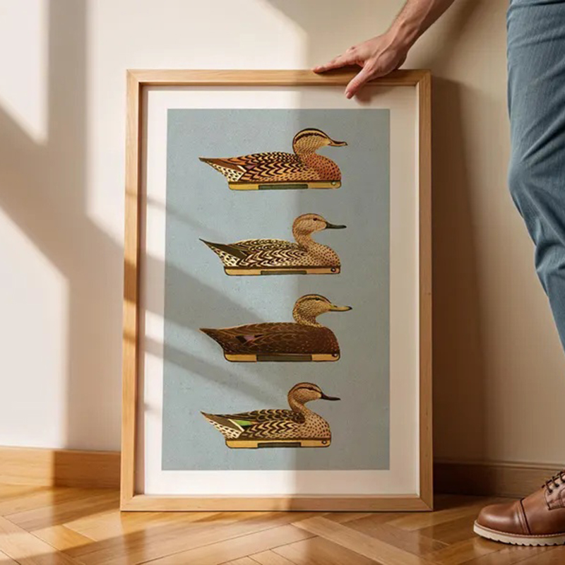 Retro Duck Prints Outdoors Art – Outdoor Hunting Paintings recenzja i cena
