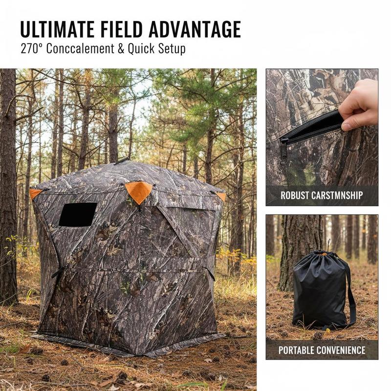Ground Hunting Tent 60x60x66 I – Hunting & Outdoor Supplies Photos recenzja i cena