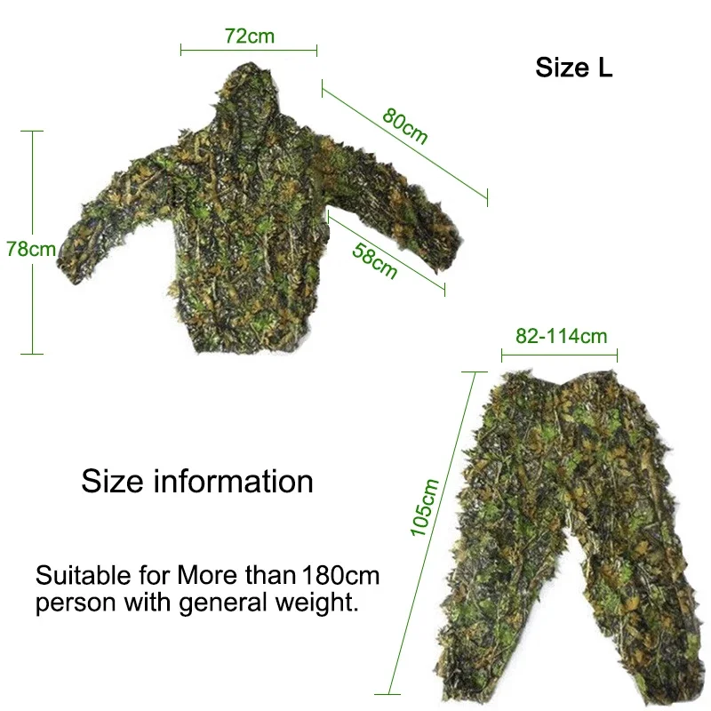 Men Women Kids Outdoor Ghillie – Hunting Outdoor Pants recenzja i cena
