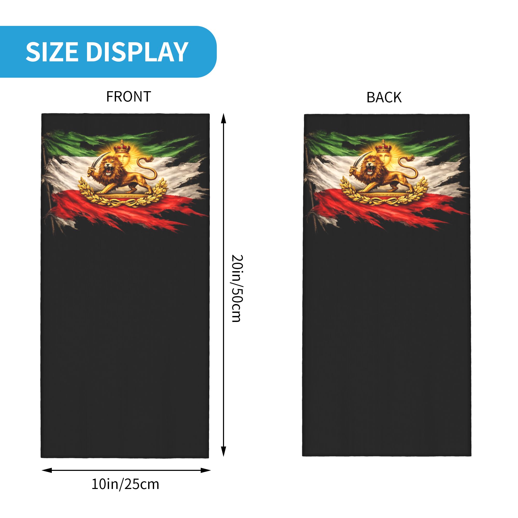 Iran Flag with Lion and Sun Em – Outdoor Hunting And Fishing recenzja i cena