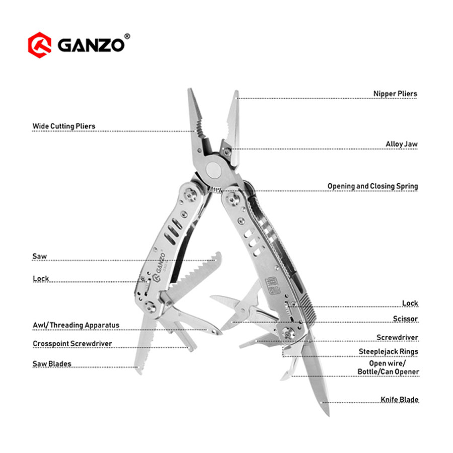 Ganzo G302 G302-H G302-B Multi – Knife Hunting Fixed Blade recenzja i cena