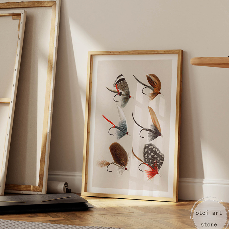 Vintage Fishing Retro Travel O – Outdoor Hunting Paintings recenzja i cena
