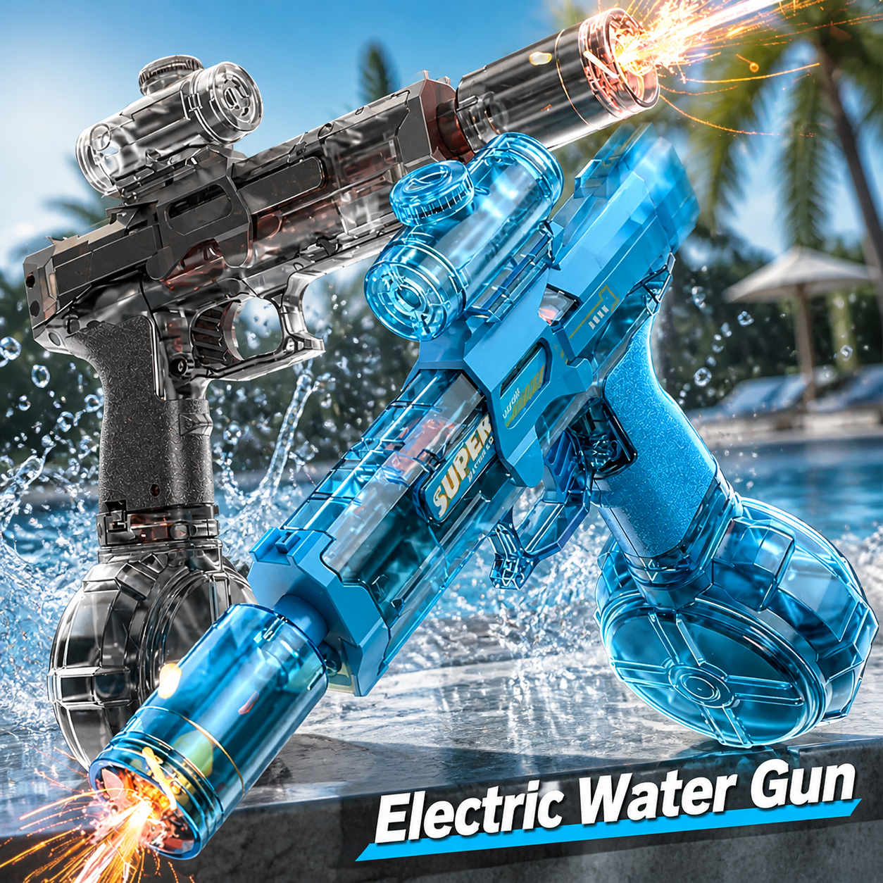 Electric Water Gun Simulation  – Outdoor Hunting Toys recenzja i cena