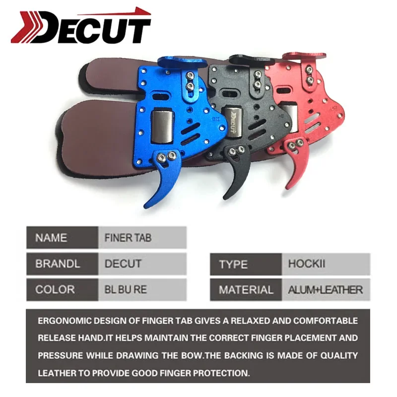 DECUT Archery Finger Tab Guard – Outdoor Hunting Gloves recenzja i cena