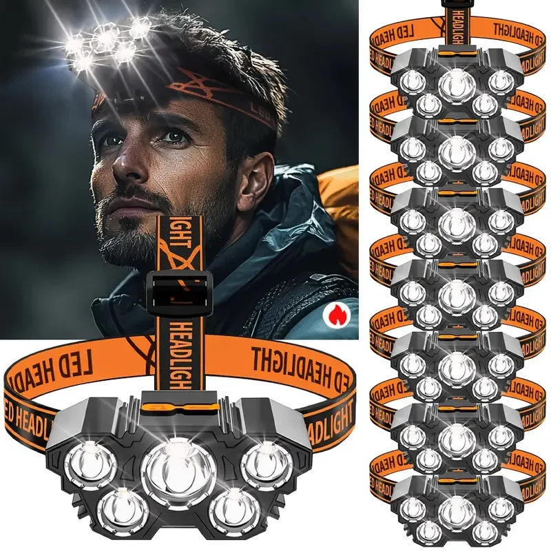Portable 5LED Outdoor Headlamp – Outdoor Hunting And Fishing recenzja i cena