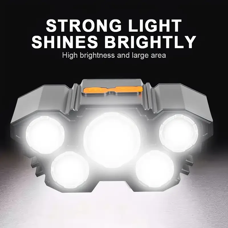 Portable 5LED Outdoor Headlamp – Outdoor Hunting And Fishing recenzja i cena